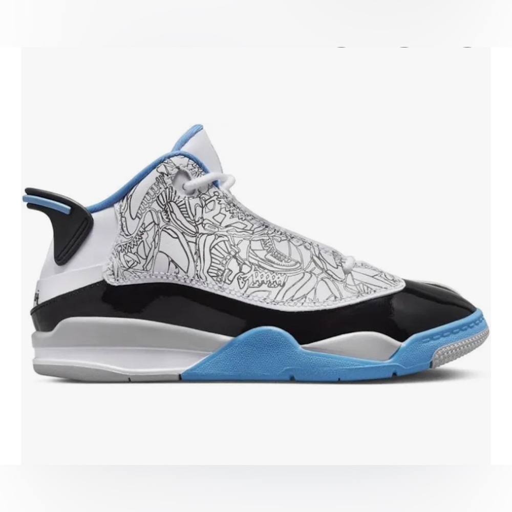 Kids' Stylish Black and Blue Sneakers